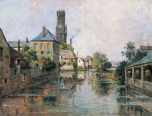 Vue De Bruges Ou De Gand