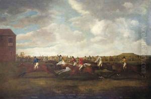 Race for the Claret Stakes, Newmarket by James Pollard