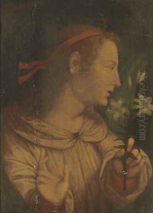 The Angel of the Annunciation by Fra Bartolommeo della Porta