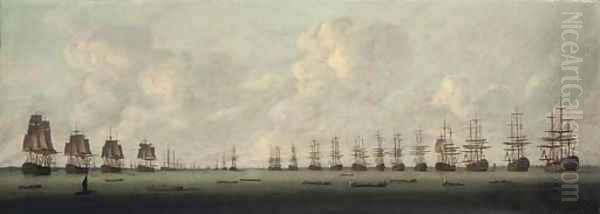 The Naval Review, Spithead, 1814 - view 1