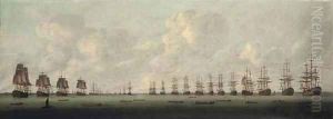 The Naval Review, Spithead, 1814 by Nicholas Pocock