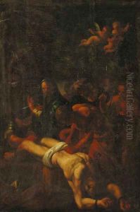 The martyrdom of Saint Erasmus 2 by Nicolas Poussin