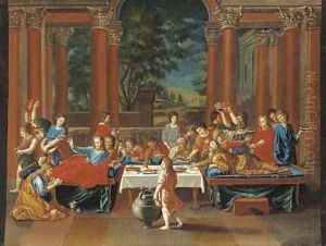 Mary Magdalene washing the feet of Christ