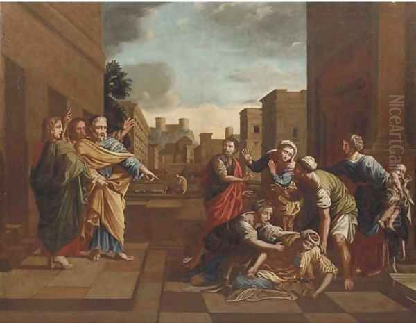 The Expulsion from the Temple - view 1