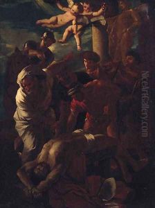 The martyrdom of Saint Erasmus by Nicolas Poussin