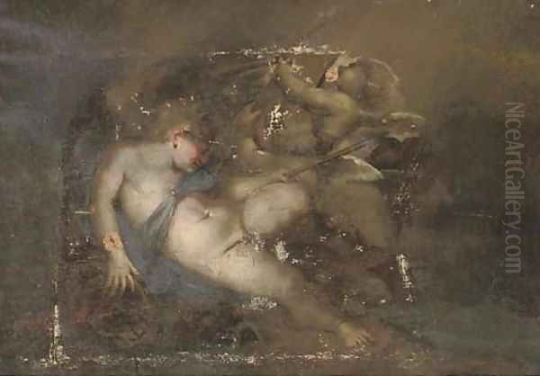 Putti with the Instruments of the Passion - view 1