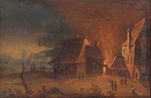 A fire at the farm