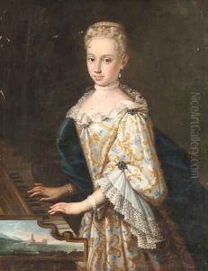Portrait of a lady by Giovanni Maria delle, called Mulinaretto Piane