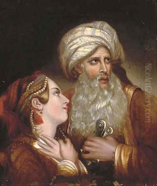 A maiden with a Turk - view 1