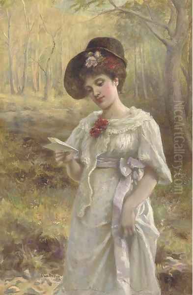 A girl in a lace mantilla - view 1
