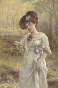 A girl in a lace mantilla by John Phillip