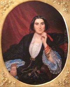 Portrait of Eugenie Roassal Tiranty by Raphael Pontremoli