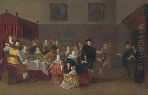 A banquet by Anthonie Palamedesz