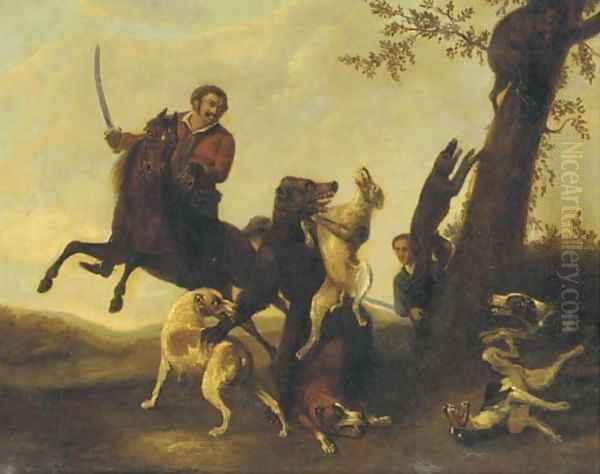 The bear hunt by Paulus Potter