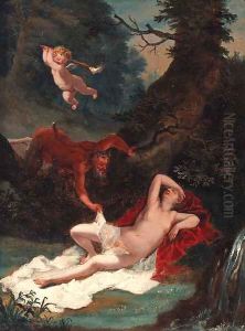 A Satyr spying on the sleeping Venus by Pierre-Paul Prud'hon