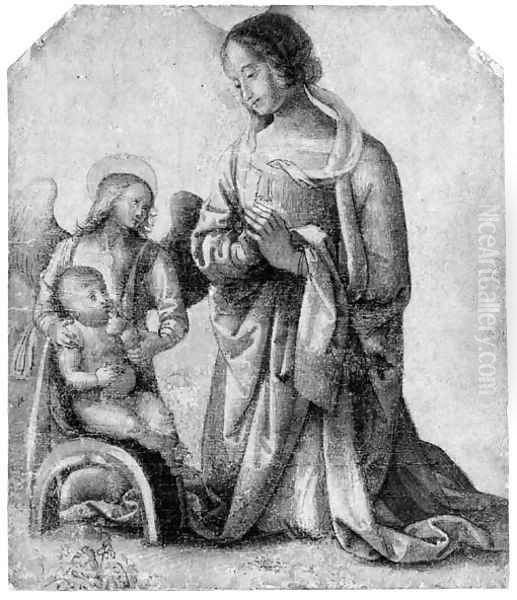 The Madonna Del Sacco - view 1