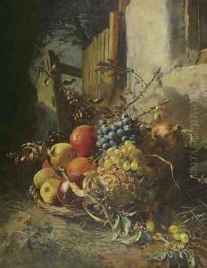 Fruit in a basket by Anna Peters