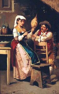 Spinning Yarn by Francesco Peluso
