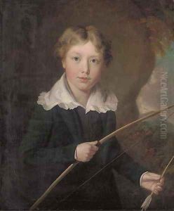 Portrait of a young boy by William J. Pringle