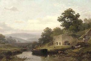 On the Exe, Devon by William Williams Of Plymouth