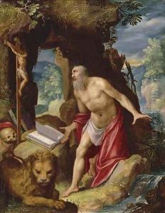 Saint Jerome by Lodovico Pozzoserrato (see Toeput, Lodewijk)