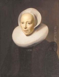 Portrait of a lady by Nicolaes Eliasz. Pickenoy
