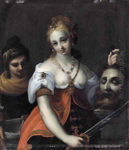 Judith with the head of Holofernes by School Of Prague