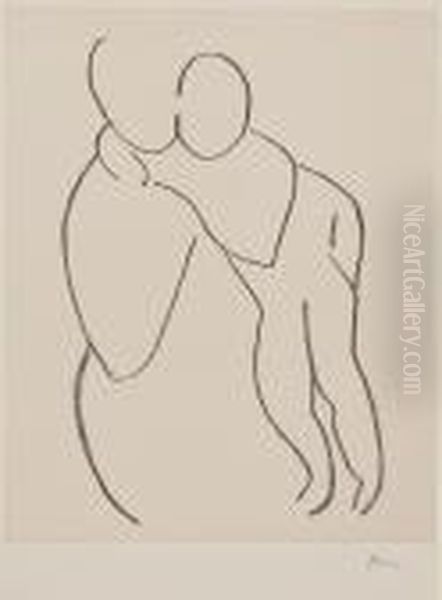 Vierge Et Enfant Sans Indication Des Visages - view 1