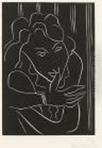 Femme, Le Pouce Sur Les Levres (woman,... by Henri Matisse