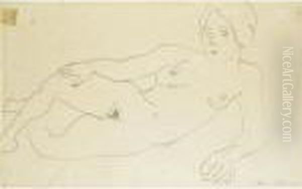 Femme Nue Allongee - view 1
