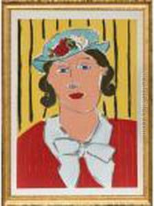 Portrait From Verve Vol. Ii Magazine No. 5/6 by Henri Matisse