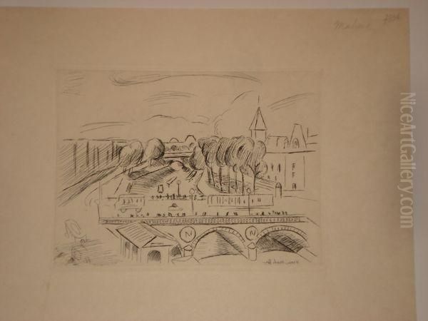 Vue De Paris - Le Pont Saint-michel - view 1