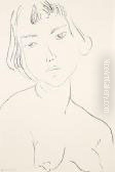 Visage Legerement Penche Vers La Gauche - view 1