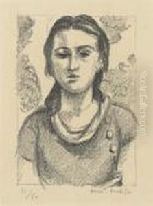 Tete De Jeune Fille by Henri Matisse