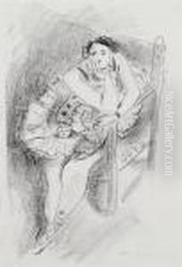 Danseuse Au Fauteuil De Bois by Henri Matisse