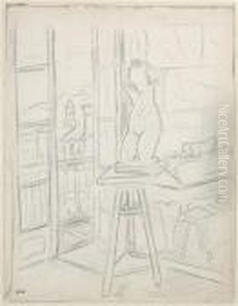 Buste Dans L""atelier - view 1