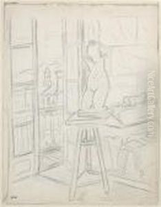Buste Dans L""atelier by Henri Matisse