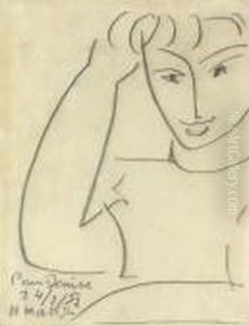 Visage De Femme by Henri Matisse