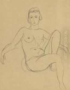 Nu Assis Les Bras Etendus by Henri Matisse