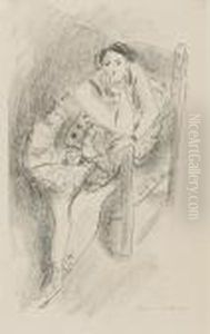 Danseuse Au Fauteuil En Bois by Henri Matisse