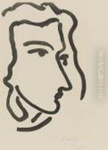 Nadia Regardant A Droite by Henri Matisse