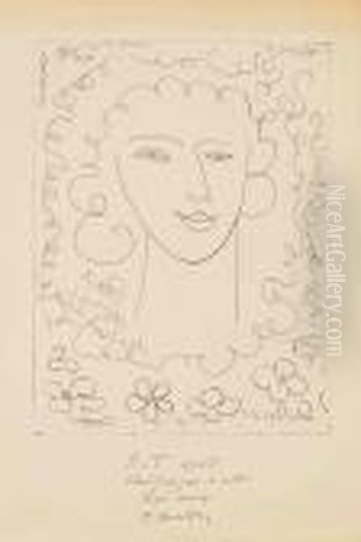 Jeune Femme Souriante Et Fleurs - view 1