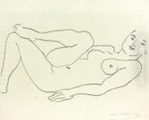 Nu, Jambe Repliee - Etude De Jambes by Henri Matisse