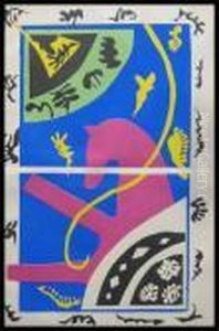 Le Cheval,
L'ecuyere,
Le Clown (de La Serie Jazz). by Henri Matisse