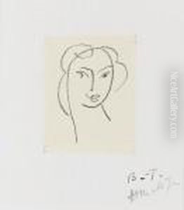 Tete De Jeune Femme by Henri Matisse