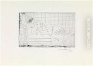 Figureallongee Sur Un Lit D""""acajou by Henri Matisse