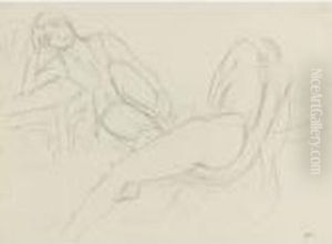 Odalisque Et Femme Nue by Henri Matisse