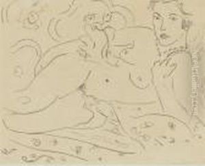 Nu, Main Gauche Pres De L'epaule by Henri Matisse
