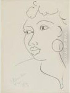 Haitienne A La Boucle D'oreille by Henri Matisse