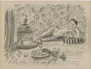 Odalisque, Brasero Et Coupe De Fruits by Henri Matisse